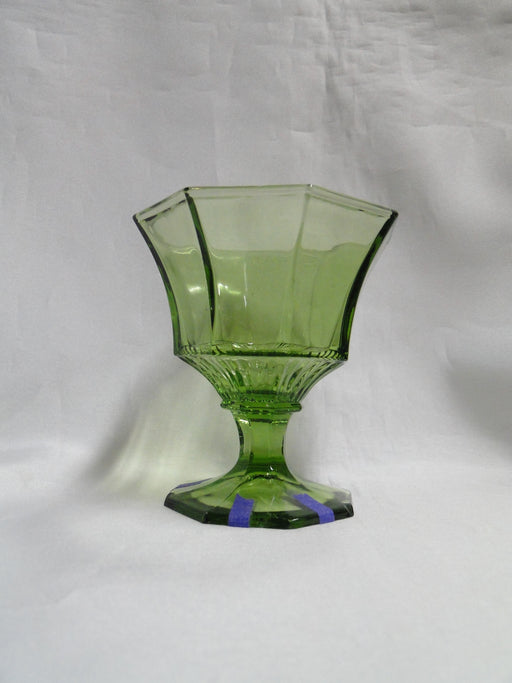 Independence Octagonal Green: Champagne / Sherbet, 4" Tall, As Is