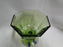 Independence Octagonal Green: Champagne / Sherbet, 4" Tall, As Is