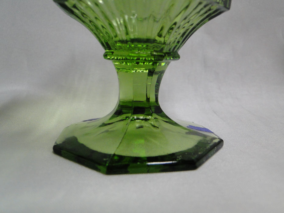 Independence Octagonal Green: Champagne / Sherbet, 4" Tall, As Is