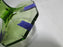 Independence Octagonal Green: Champagne / Sherbet, 4" Tall, As Is