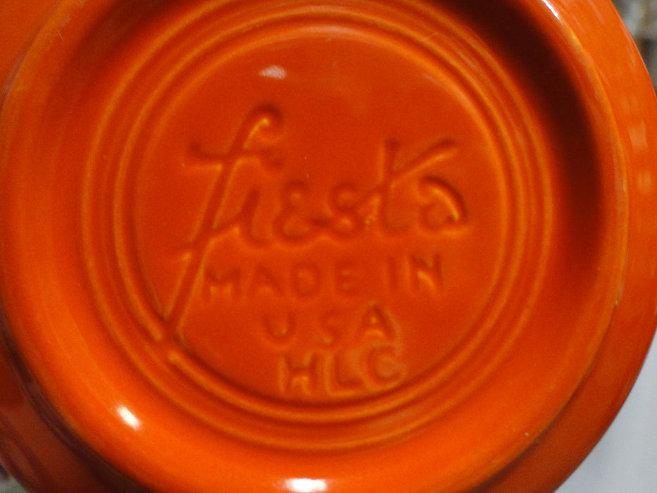 Homer Laughlin Fiesta (Old): Red Fruit Bowl, 4 3/4" x 1.5" Tall
