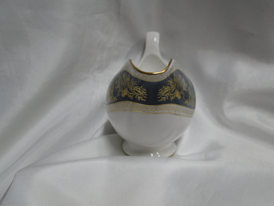 Wedgwood Columbia Blue & Gold, Dragons, Flowers: Gravy Boat