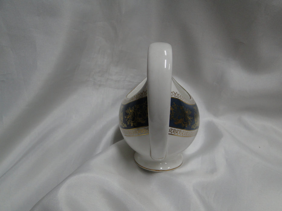 Wedgwood Columbia Blue & Gold, Dragons, Flowers: Gravy Boat