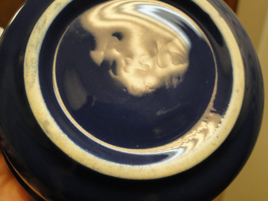 Homer Laughlin Fiesta (Old): Cobalt Blue Fruit Bowl, 4 3/4" x 1.5" Tall