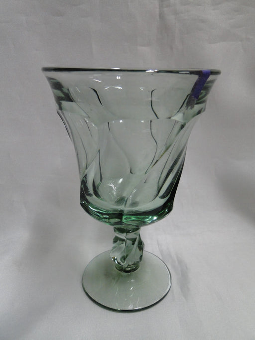 Fostoria Jamestown Green: Water or Wine Goblet, 5 7/8" Tall, As Is