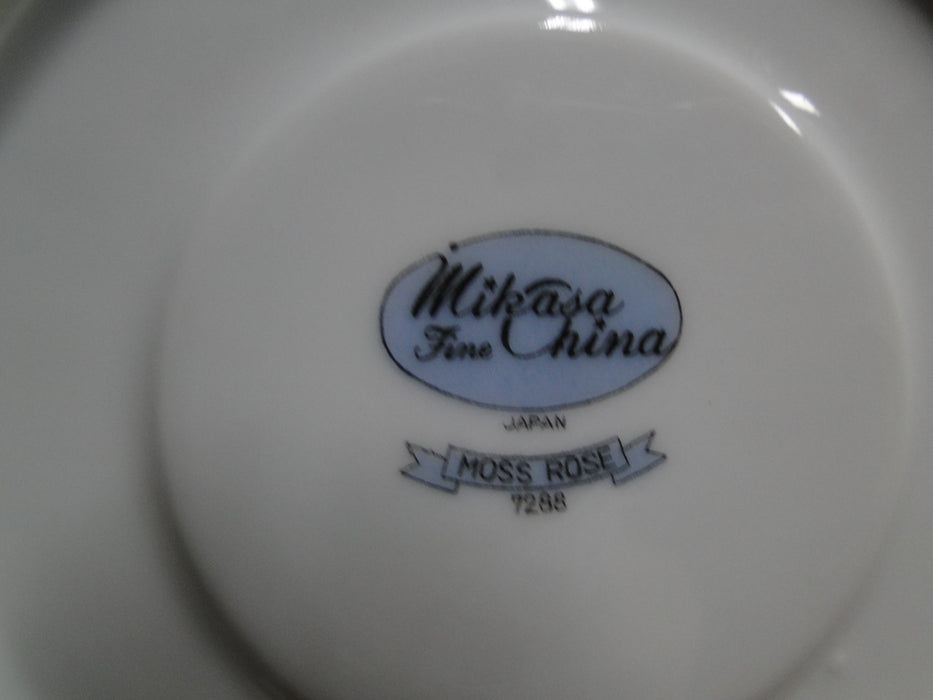 Mikasa Moss Rose 7288, Gold Trim: 6" Saucer (s) Only, No Cup, As Is