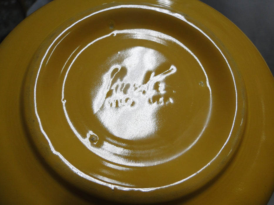 Homer Laughlin Fiesta (Old): Yellow Fruit Bowl, 6 1/4" x 1 5/8" Tall