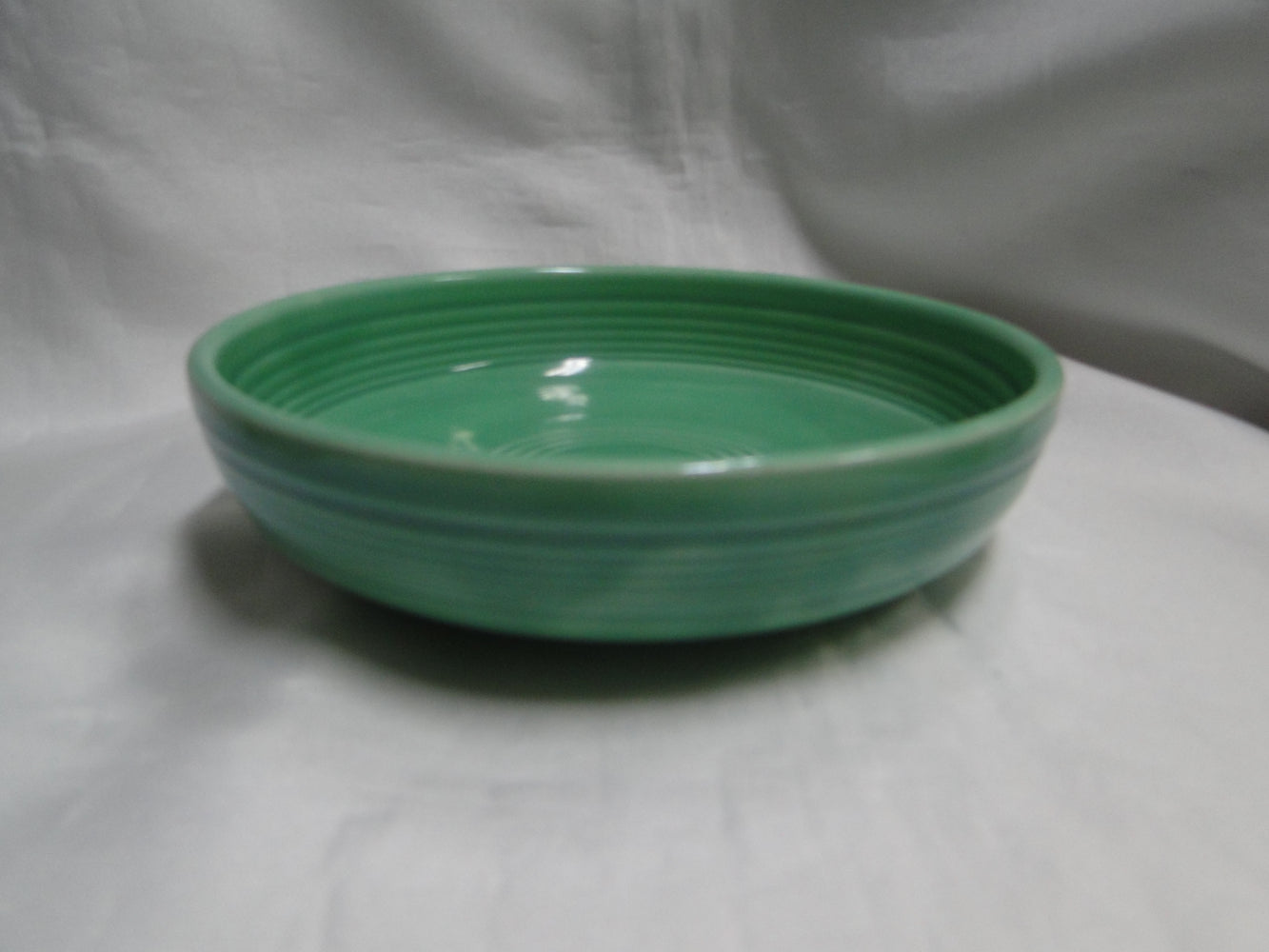 Homer Laughlin Fiesta (Old): Lt Green Fruit Bowl, 6 1/4" x 1 5/8" Tall