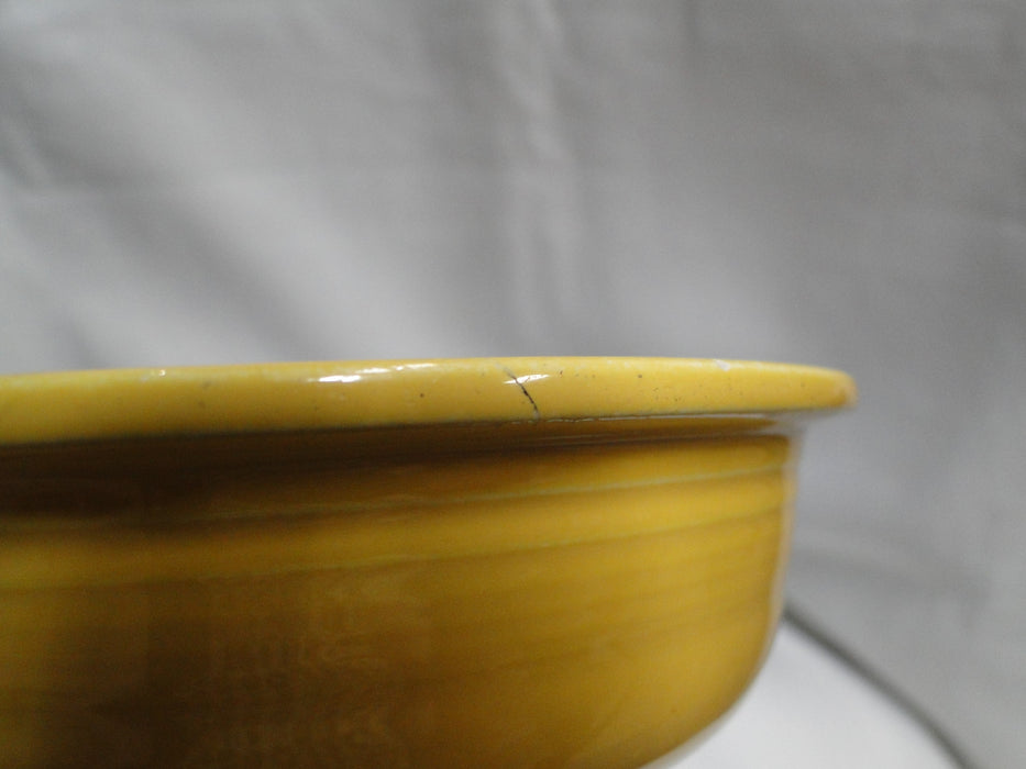 Homer Laughlin Fiesta (Old): Yellow Fruit Bowl, 5 1/2" x 1 5/8" Tall, Nicks