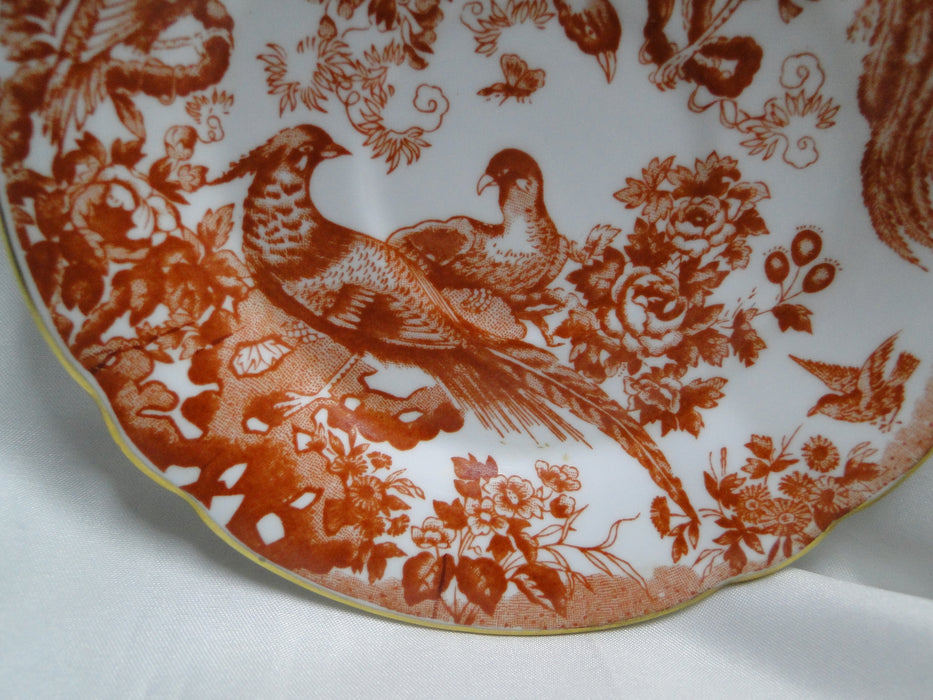 Royal Crown Derby Red Aves, Birds: Footed Cup & Saucer Set (s), 2 3/8"