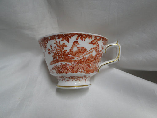Royal Crown Derby Red Aves, Birds: Footed Cup & Saucer Set (s), 2 3/8"