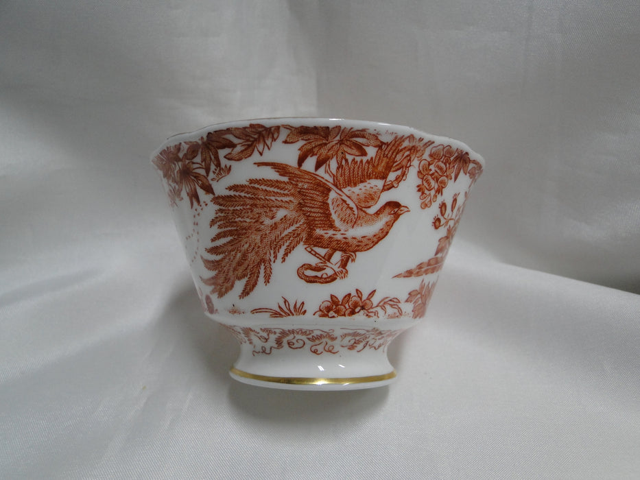 Royal Crown Derby Red Aves, Birds: Footed Cup & Saucer Set (s), 2 3/8"
