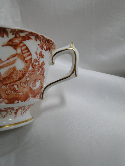 Royal Crown Derby Red Aves, Birds: Footed Cup & Saucer Set (s), 2 3/8"