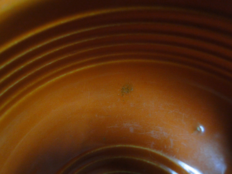 Homer Laughlin Fiesta (Old): Red Fruit Bowl, 5 1/2" x 1 5/8" Tall, Spots