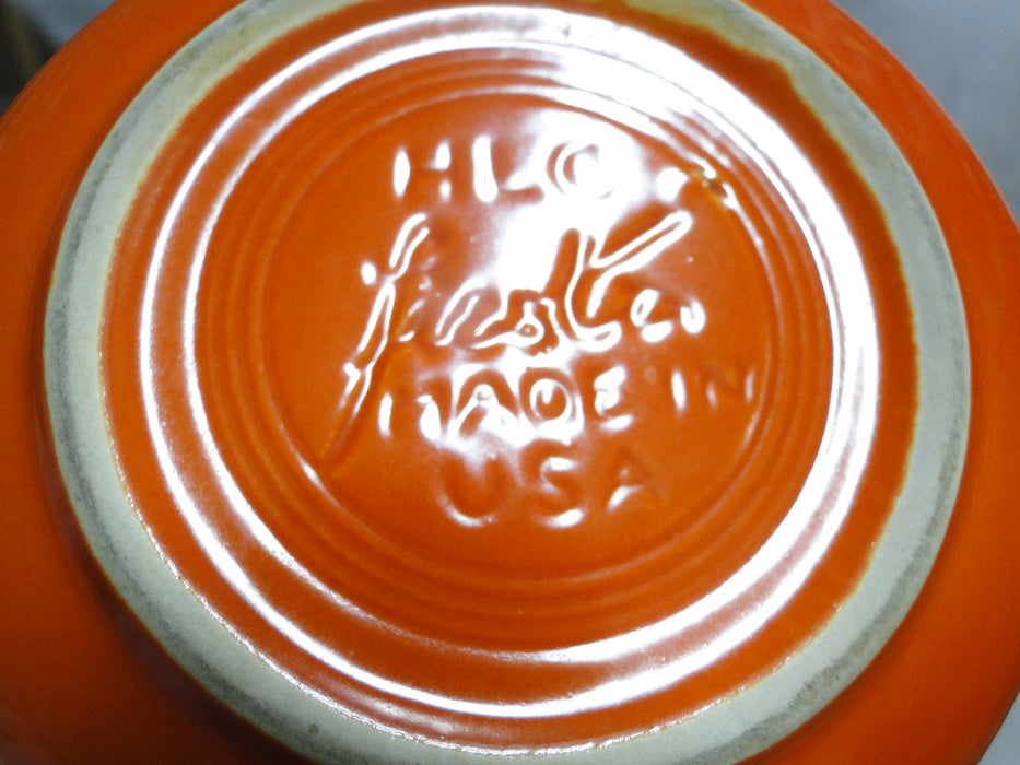 Homer Laughlin Fiesta (Old): Red Fruit Bowl, 5 1/2" x 1 5/8" Tall, Spots
