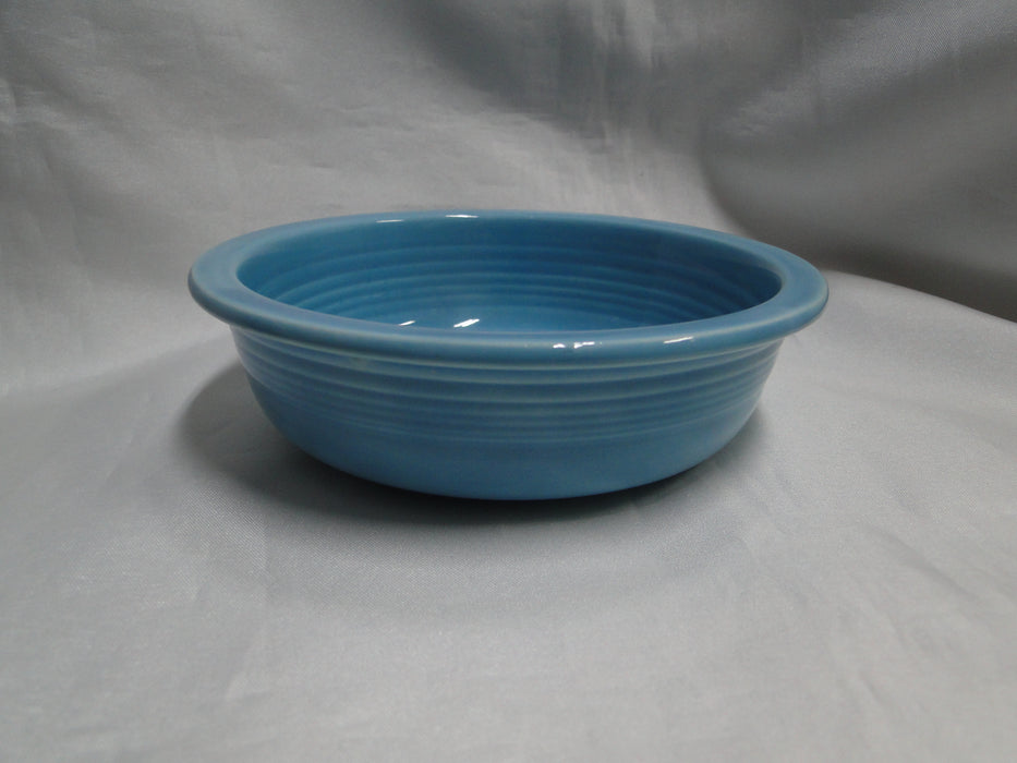 Homer Laughlin Fiesta (Old): Turquoise Fruit Bowl, 5 1/2" x 1 5/8" Tall