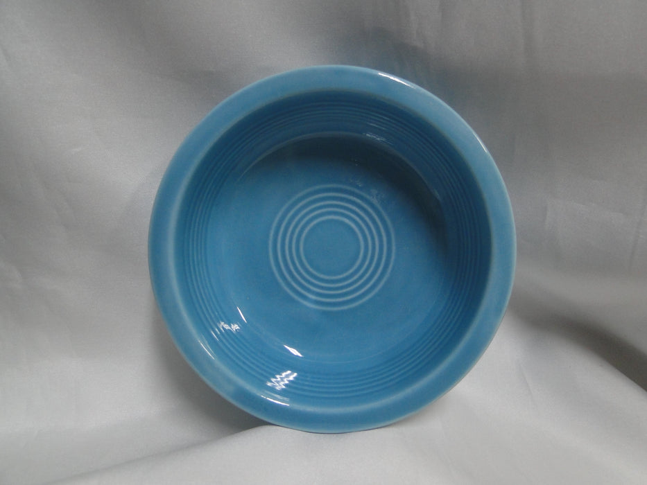Homer Laughlin Fiesta (Old): Turquoise Fruit Bowl, 5 1/2" x 1 5/8" Tall