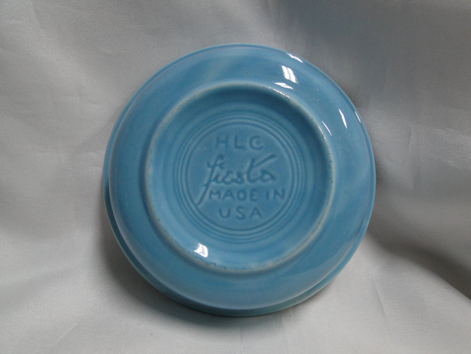 Homer Laughlin Fiesta (Old): Turquoise Fruit Bowl, 5 1/2" x 1 5/8" Tall