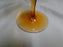 Fostoria Vesper Amber, Etch #275, Stem #5093: Water or Wine, 7 1/4", As Is