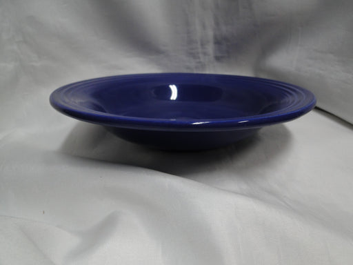 Fiesta: Cobalt Blue Rim Soup Bowl (s), 8 1/2" x 1.5" Tall, No Backstamp, Wear