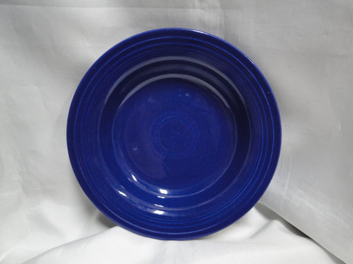 Fiesta: Cobalt Blue Rim Soup Bowl (s), 8 1/2" x 1.5" Tall, No Backstamp, Wear