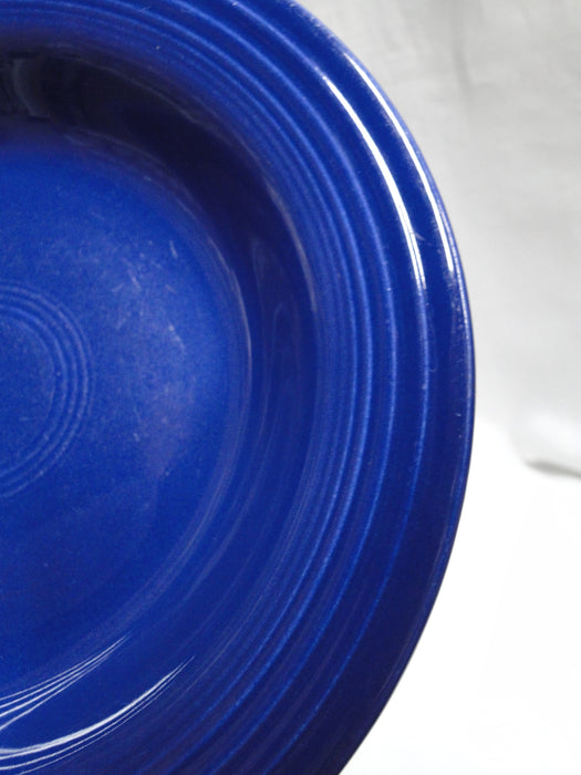 Fiesta: Cobalt Blue Rim Soup Bowl (s), 8 1/2" x 1.5" Tall, No Backstamp, Wear