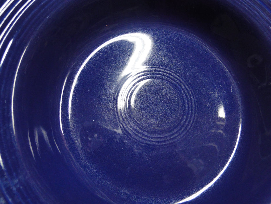 Fiesta: Cobalt Blue Rim Soup Bowl (s), 8 1/2" x 1.5" Tall, No Backstamp, Wear