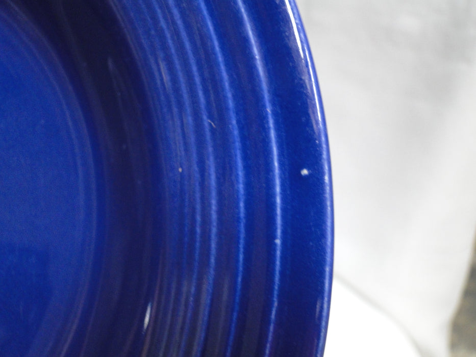 Fiesta: Cobalt Blue Rim Soup Bowl (s), 8 1/2" x 1.5" Tall, No Backstamp, Wear