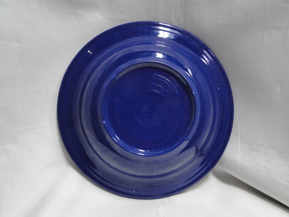 Fiesta: Cobalt Blue Rim Soup Bowl (s), 8 1/2" x 1.5" Tall, No Backstamp, Wear