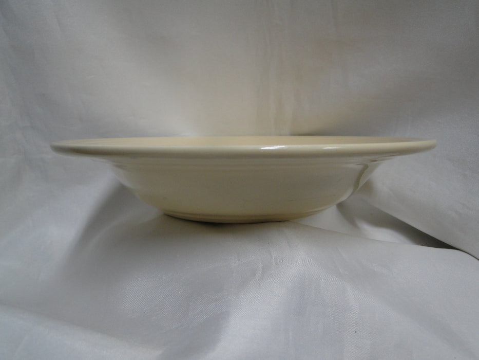 Homer Laughlin Fiesta (Old): Old Ivory Rim Soup Bowl, 8 1/2" x 1.5" Tall