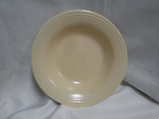 Homer Laughlin Fiesta (Old): Old Ivory Rim Soup Bowl, 8 1/2" x 1.5" Tall