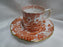 Royal Crown Derby Red Aves, Birds: Flat Demitasse Cup & Saucer Set (s), 2 1/4"