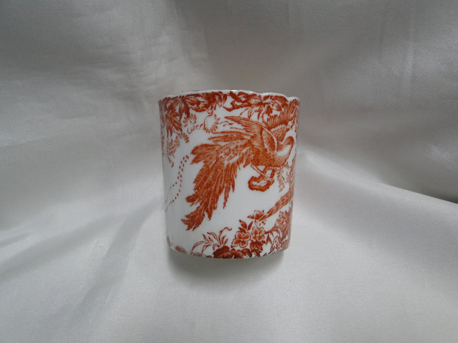Royal Crown Derby Red Aves, Birds: Flat Demitasse Cup & Saucer Set (s), 2 1/4"