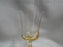 Fostoria Misty Yellow, Stem #6029: Claret Wine, 5 3/4" Tall, As Is