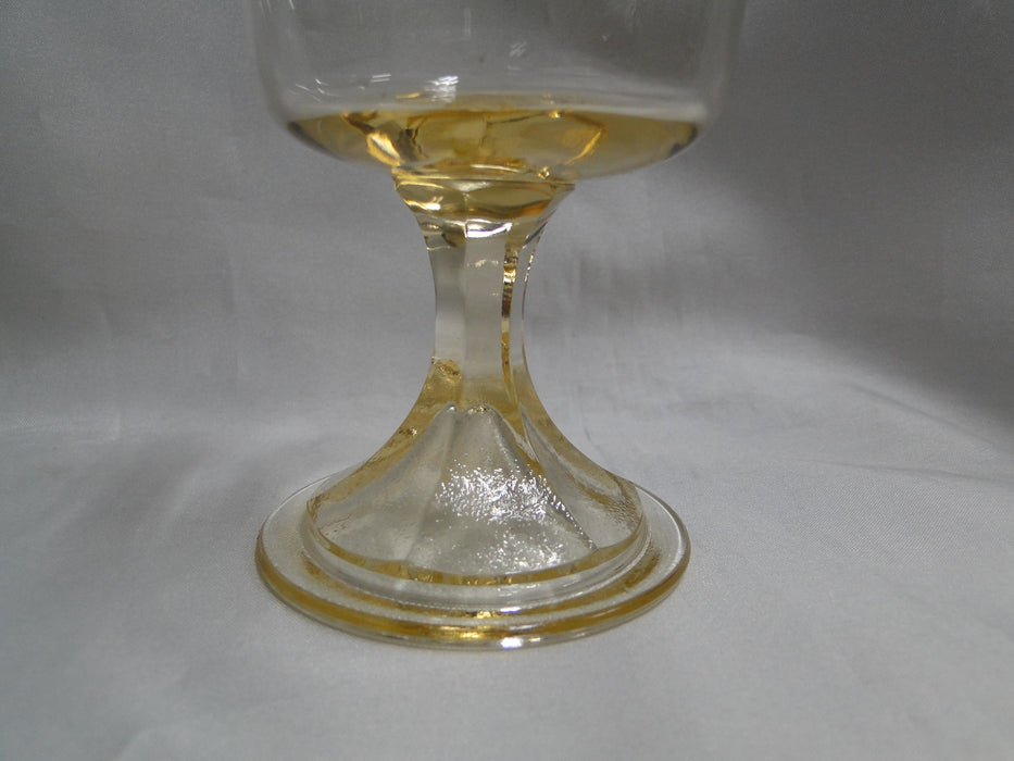 Fostoria Misty Yellow, Stem #6029: Champagne / Sherbet, 4 1/2" Tall