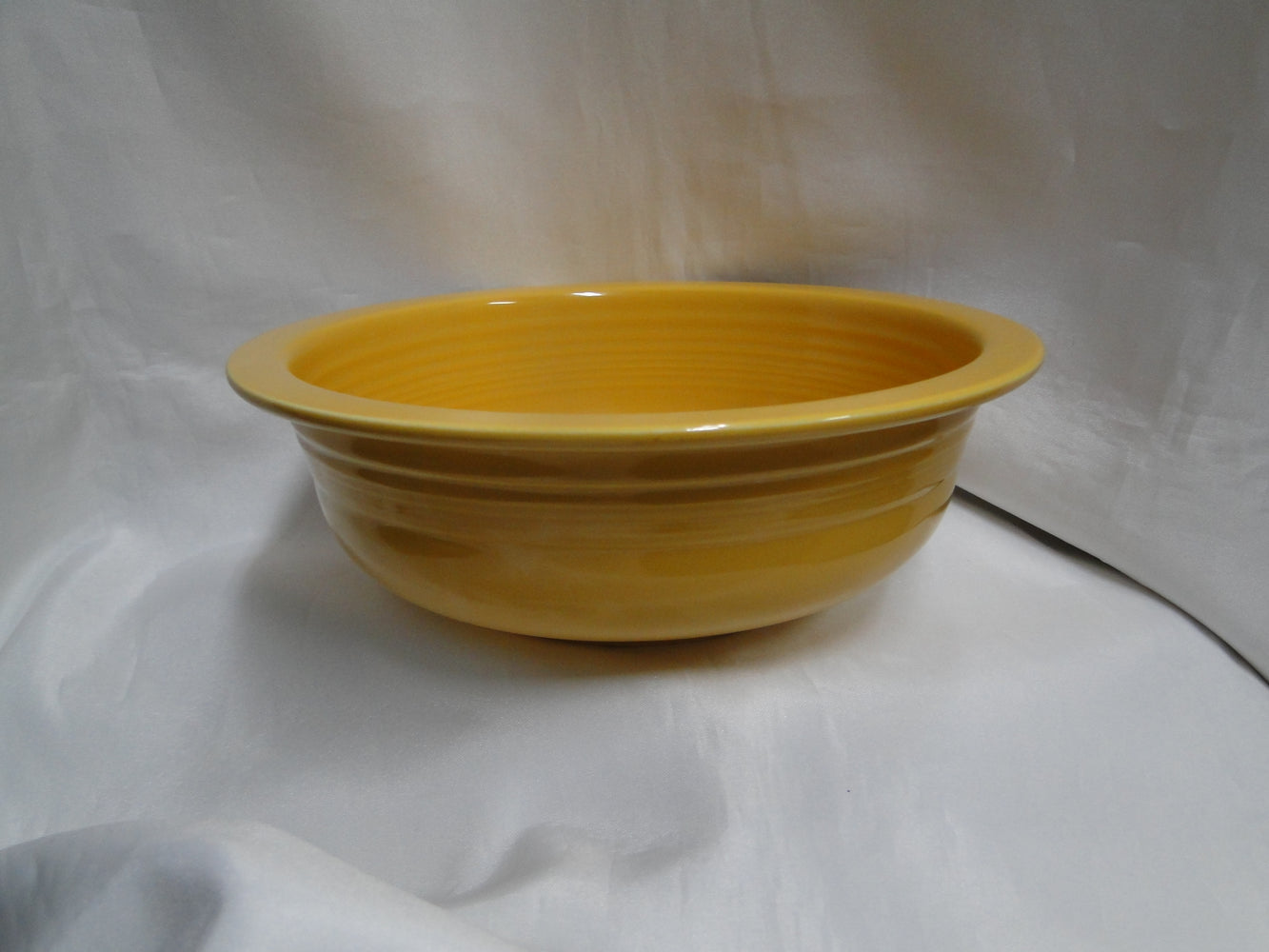 Homer Laughlin Fiesta (Old): Yellow Nappy / Serving Bowl, 8 1/2" x 2 3/4"