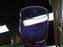 Bryce Aquarius Amethyst, Clear Diamond on Stem: Water or Wine, 5 3/4", As Is