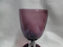 Bryce Aquarius Amethyst, Clear Diamond on Stem: Water or Wine, 5 3/4", As Is