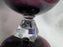 Bryce Aquarius Amethyst, Clear Diamond on Stem: Water or Wine, 5 3/4", As Is