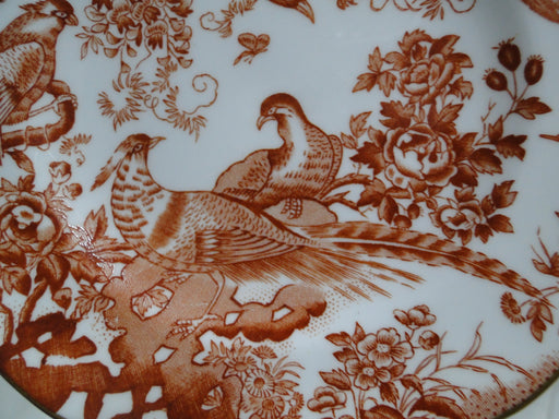 Royal Crown Derby Red Aves, Birds: Bread Plate, 6 1/4"