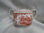 Royal Crown Derby Red Aves, Birds: Sugar Bowl w/ Handles, No Lid