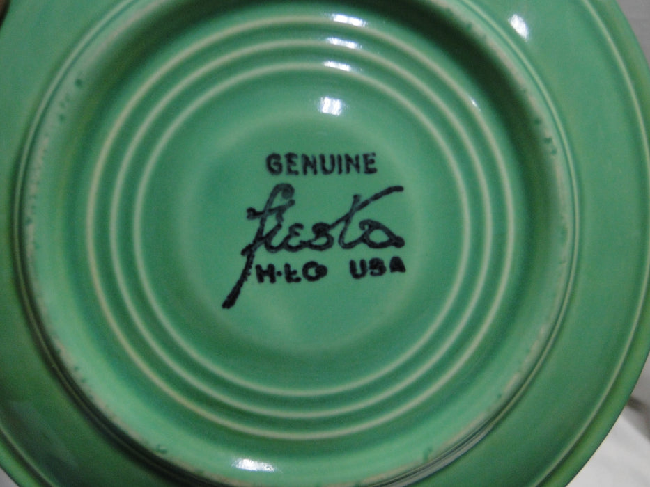 Homer Laughlin Fiesta (Old): Lt Green Cup & Saucer Set, 2 3/4" Tall
