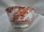 Royal Crown Derby Red Aves, Birds: Open Sugar / Rice Bowl, 5" x 2 5/8" Tall