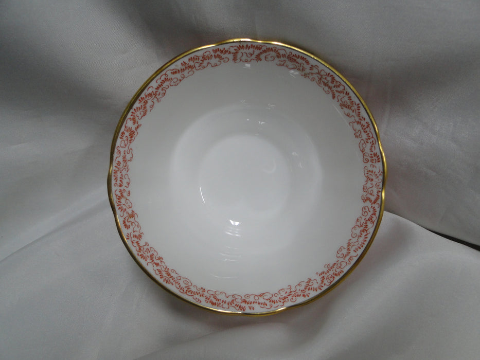 Royal Crown Derby Red Aves, Birds: Open Sugar / Rice Bowl, 5" x 2 5/8" Tall