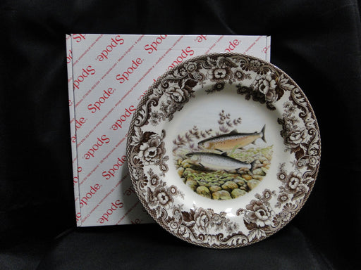 Spode Woodland North American Fish Pacific Salmon: NEW Dinner Plate 10 1/2", Box