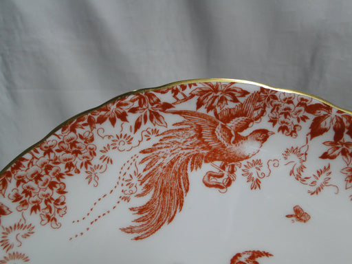 Royal Crown Derby Red Aves, Birds: Crescent Salad Plate (s), 8 3/4" x 5"