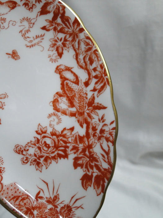 Royal Crown Derby Red Aves, Birds: Crescent Salad Plate (s), 8 3/4" x 5"