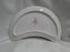 Royal Crown Derby Red Aves, Birds: Crescent Salad Plate (s), 8 3/4" x 5"