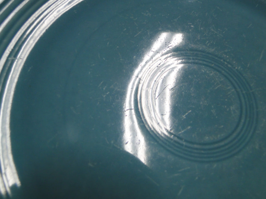 Homer Laughlin Fiesta (Old): Turquoise Salad Plate, 7 3/8", Wear