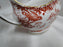 Royal Crown Derby Red Aves, Birds: Oval Gravy Boat Only, Flaw on Handle